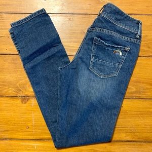 Young & Faded Distressed Denim Skinny Jeans